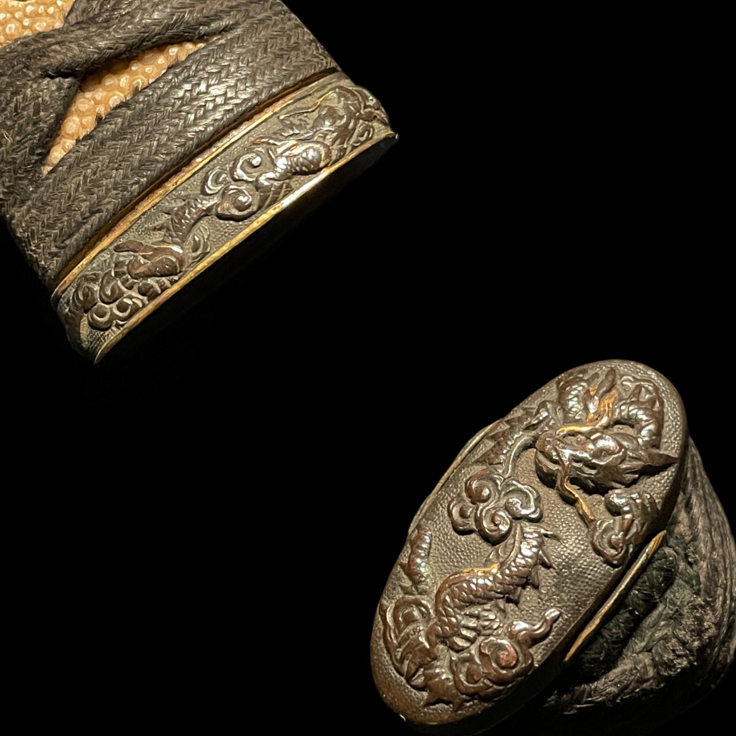 Ryu-Zukushi 龍尽くし, Dragon Fittings WAKIZASHI, Edo period mumei