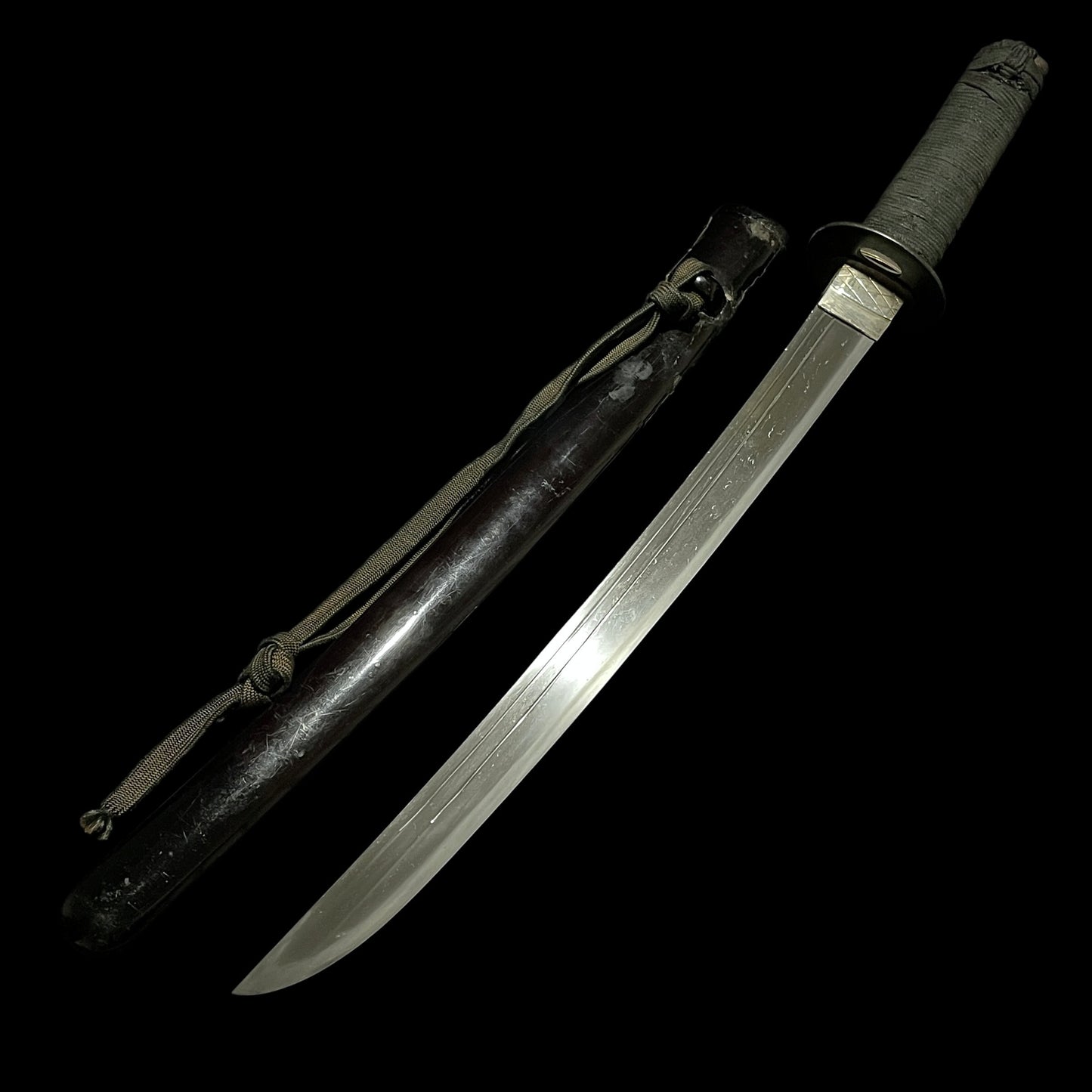 Hirazukuri Wakizashi 平造脇差, Wide Blade, Edo period mumei