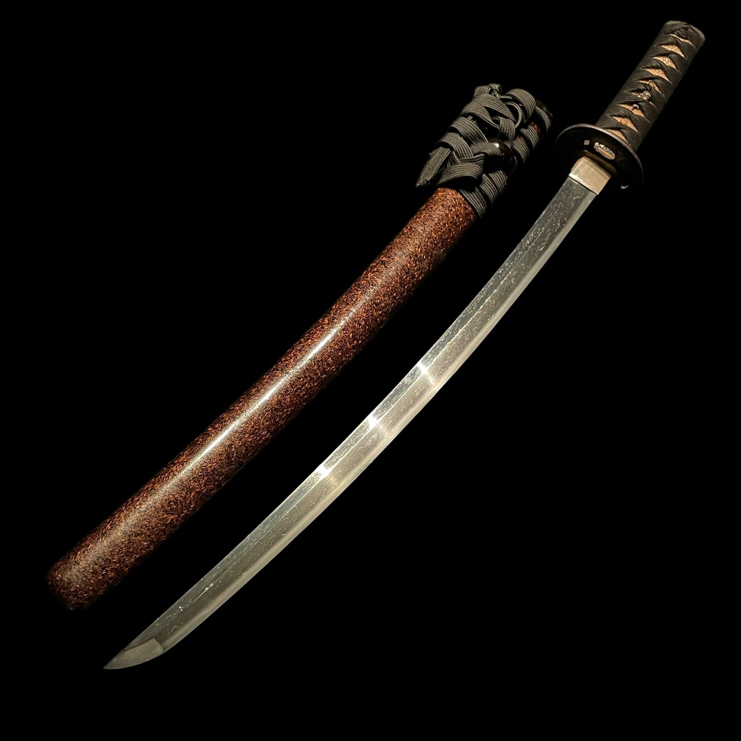 Sadamune 貞宗 signed Wakizashi, Dog Fuchikashira, Shakudo Kozuka, Edo period
