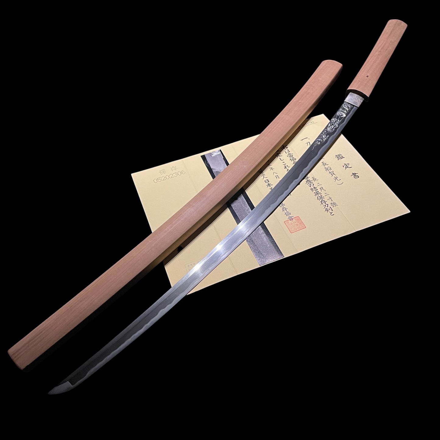 HORIMONO 彫物 KATANA, Fudo-myouou 不動明王, Osafune Yoshimitsu 長船賀光, Muromachi period