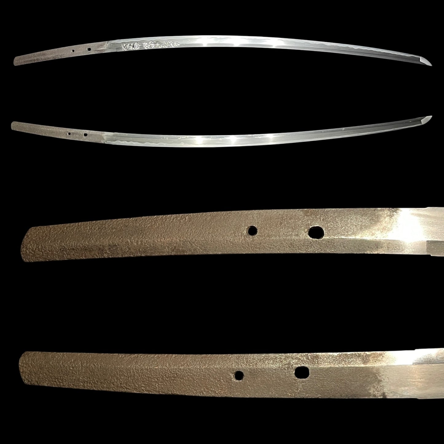 HORIMONO 彫物 KATANA, Fudo-myouou 不動明王, Osafune Yoshimitsu 長船賀光, Muromachi period