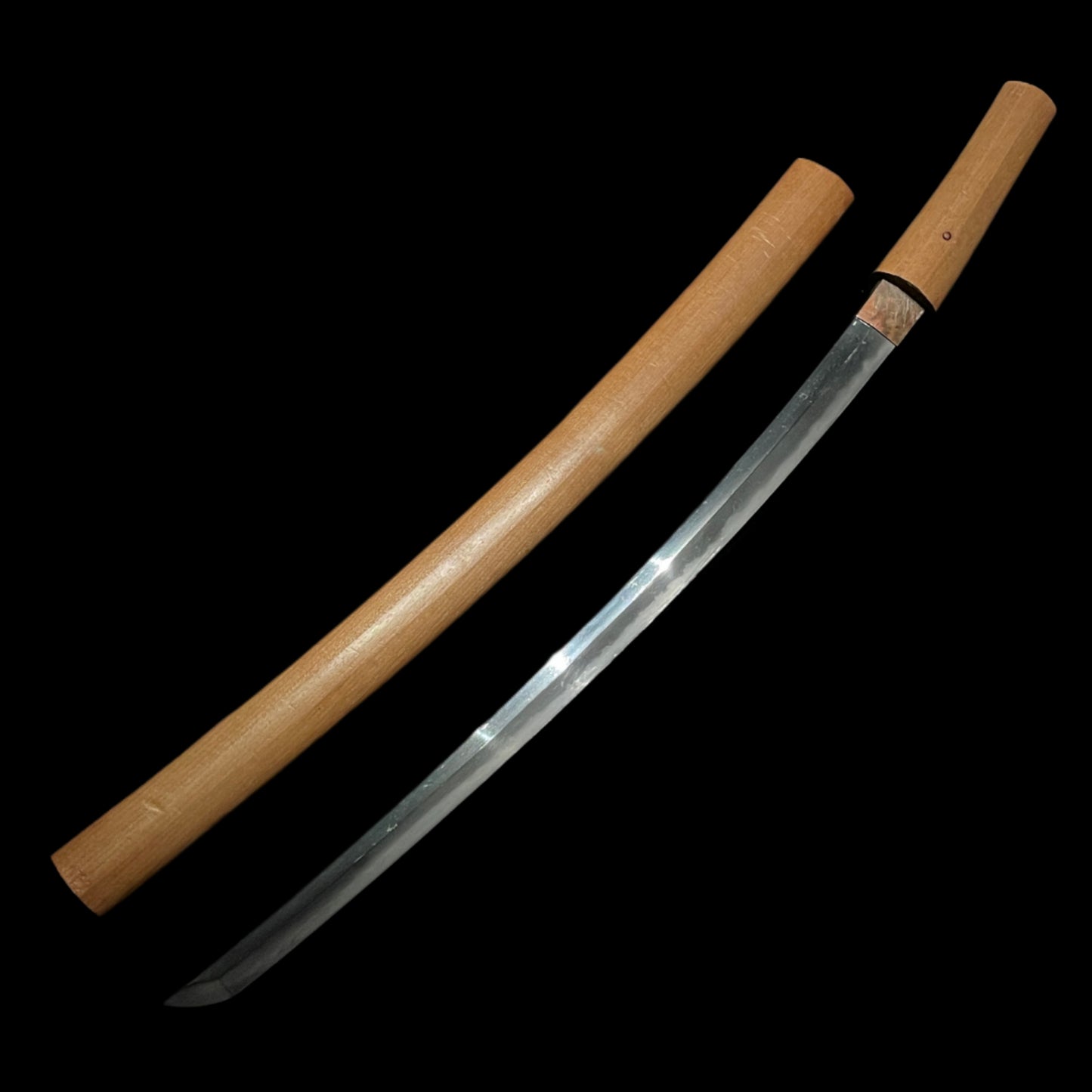 Kawachinokami Kunihide signed Long WAKIZASHI, Early Edo period