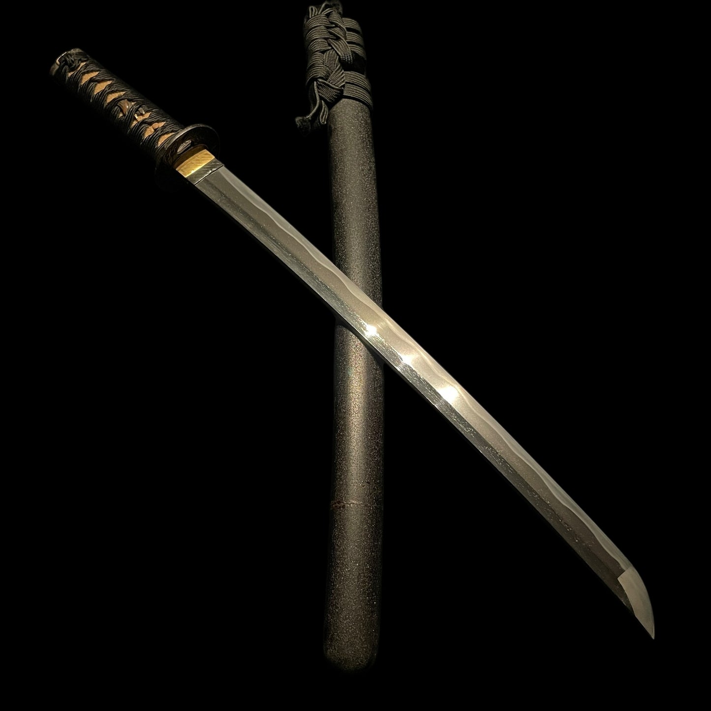 Dragon Fittings WAKIZASHI, Edo period mumei, with Shirasaya