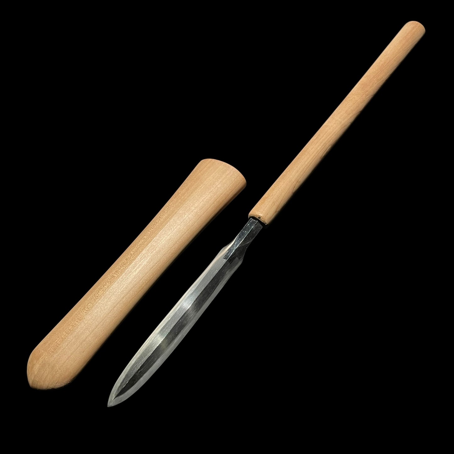 KOTO Hirasankaku-Yari 平三角槍 in Shirasaya, Long Kerakubi, Muromachi period mumei