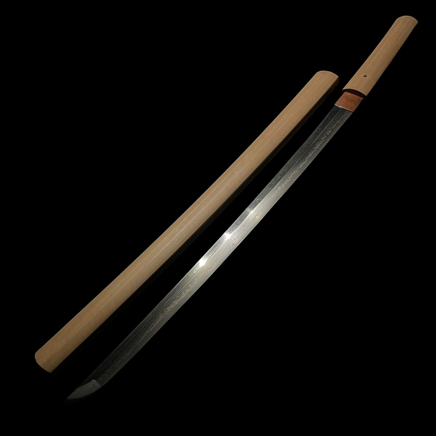 Hizenkokuju Tadayoshi 肥前国住忠吉 signed Long Wakizashi, Edo period