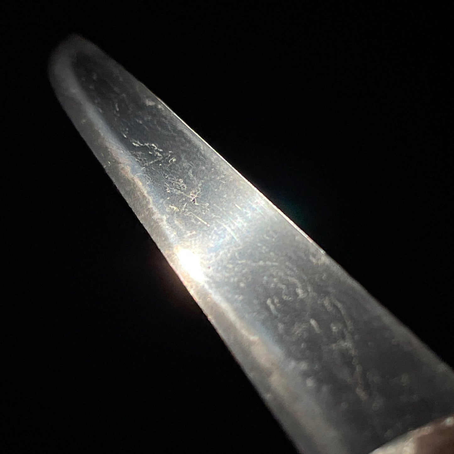 Yoroidoshi 鎧通し TANTO, Nobufusa 信房 signed, Thick Blade, Copper Fittings, Muromachi period