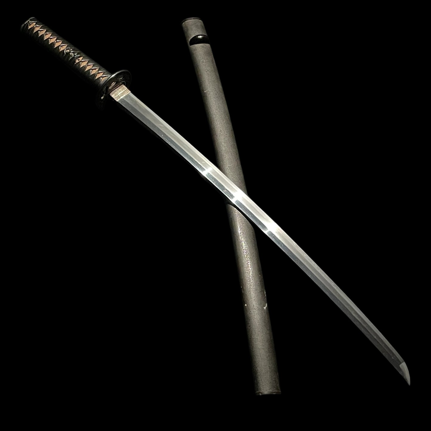 Black KATANA, Hokinokami Hirotaka 伯耆守汎隆 signed, Early Edo period