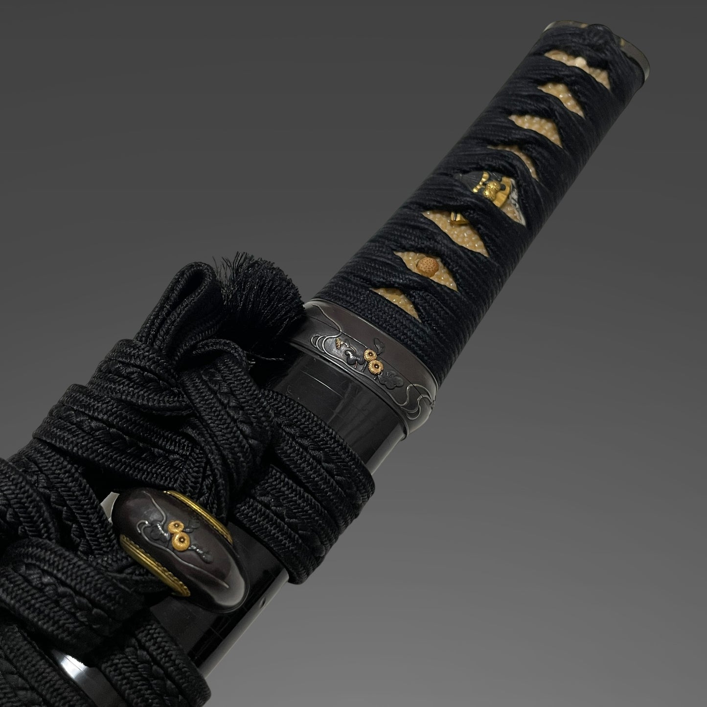 Aikuchi Koshirae Sunnobi-Tanto, Copper Kozuka, Sendankizami-Saya, Thick blade
