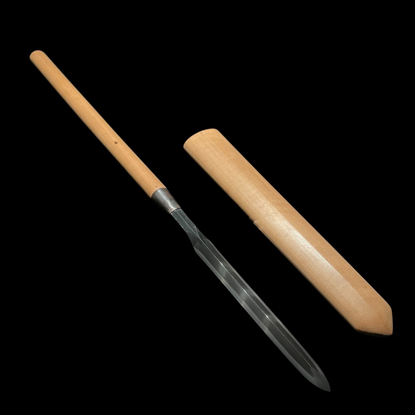 Tanbanokami Yoshimichi 丹波守吉道 signed YARI in Koshirae, Long shaft and Ishizuki, Early Edo