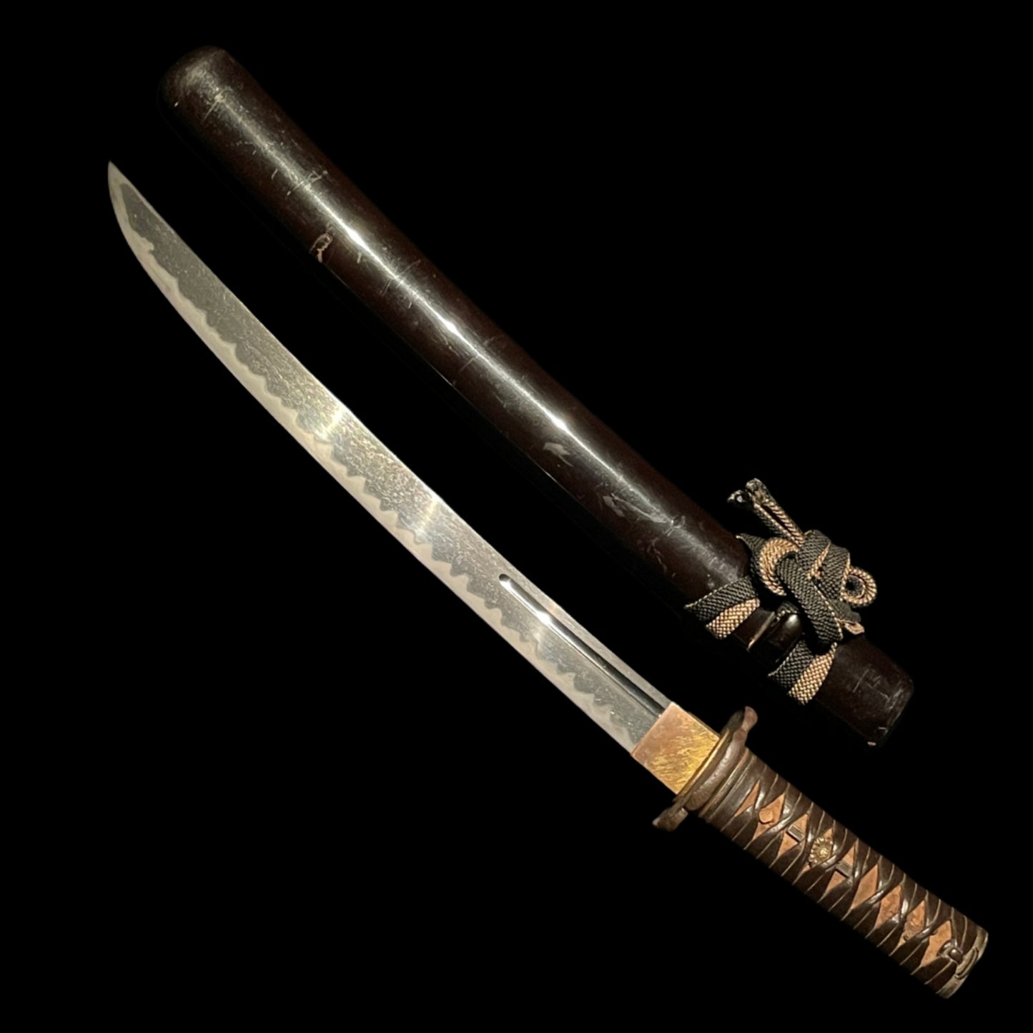 Togari-Gunome Hirazukuri Sunnobi-Tanto, Edo period mumei