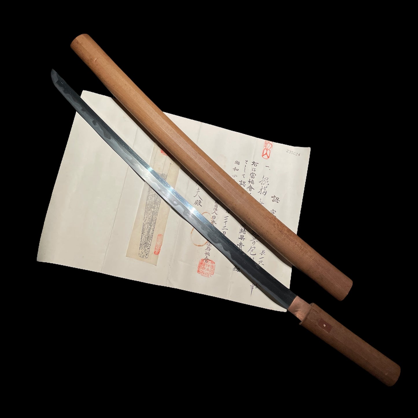 Echizen Kanenori 越前包則 WAKIZASHI, Early Edo period, NBTHK Certificate