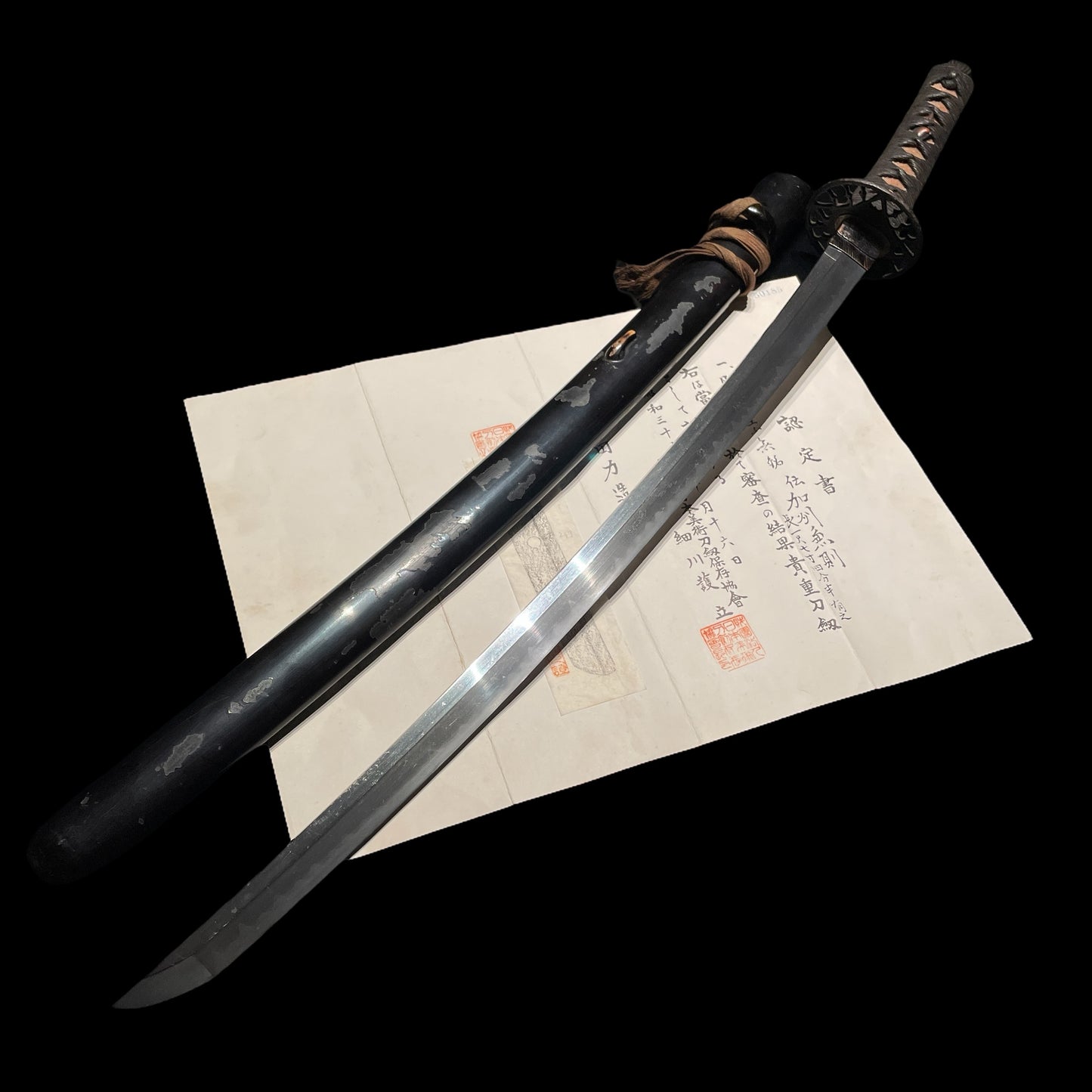 Kashu Kanenori 加州兼則 Long Wakizashi, Edo period, NBTHK Certificate