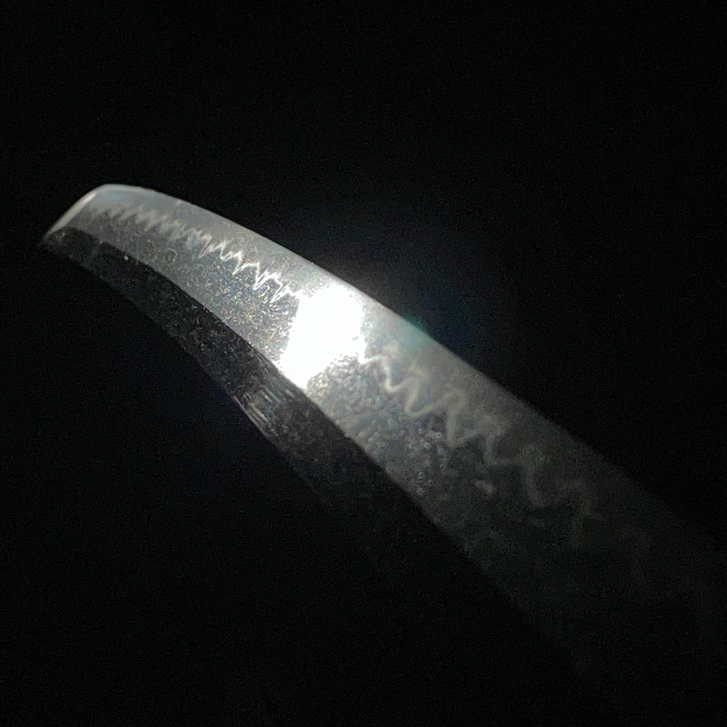 Aogaimijin-Saya 青貝微塵鞘 Wakizashi, Thick Tsuba, Edo period mumei