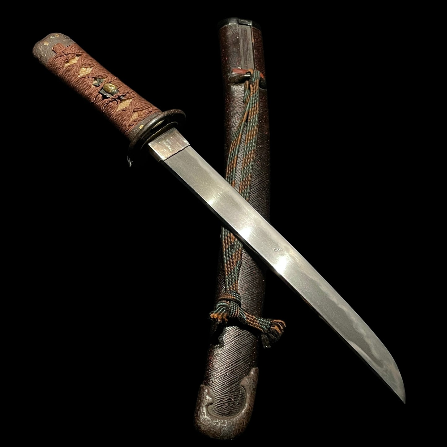 Hirazukuri TANTO, with Waka 和歌 Kozuka, Late Edo period