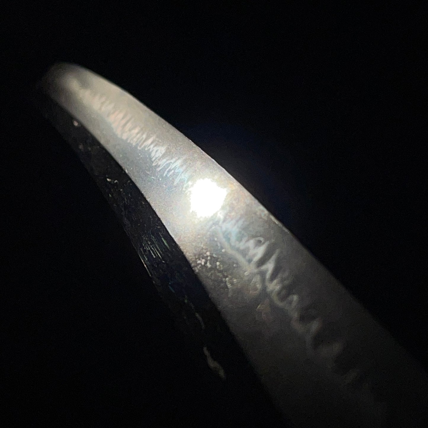 Amazing Hamon, Fujiwara Yoshimichi 藤原吉道 signed Long WAKIZASHI, Edo period