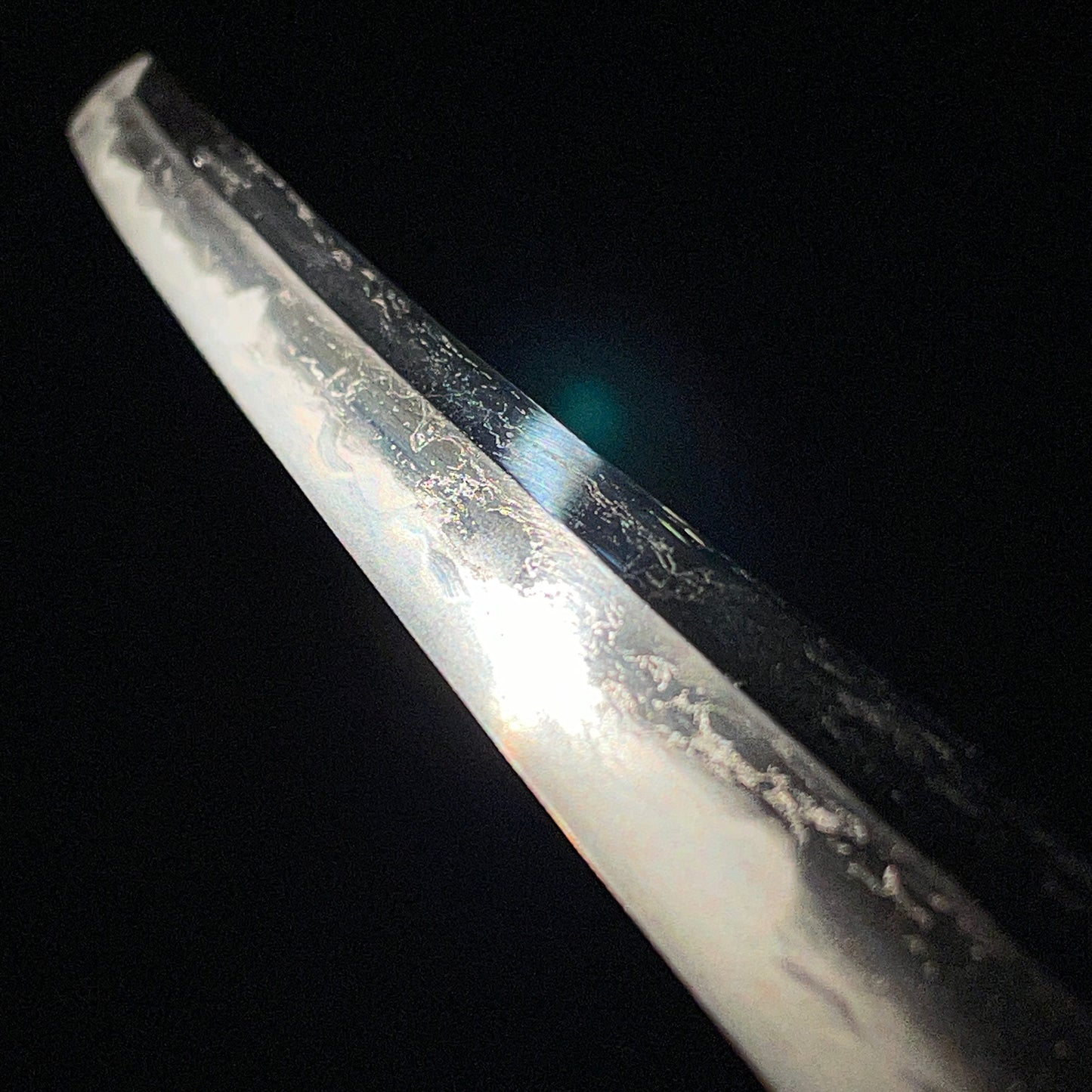 Copper Fittings TANTO, Kanji 漢字 Kozuka, Homarekizu 誉傷, Edo period mumei