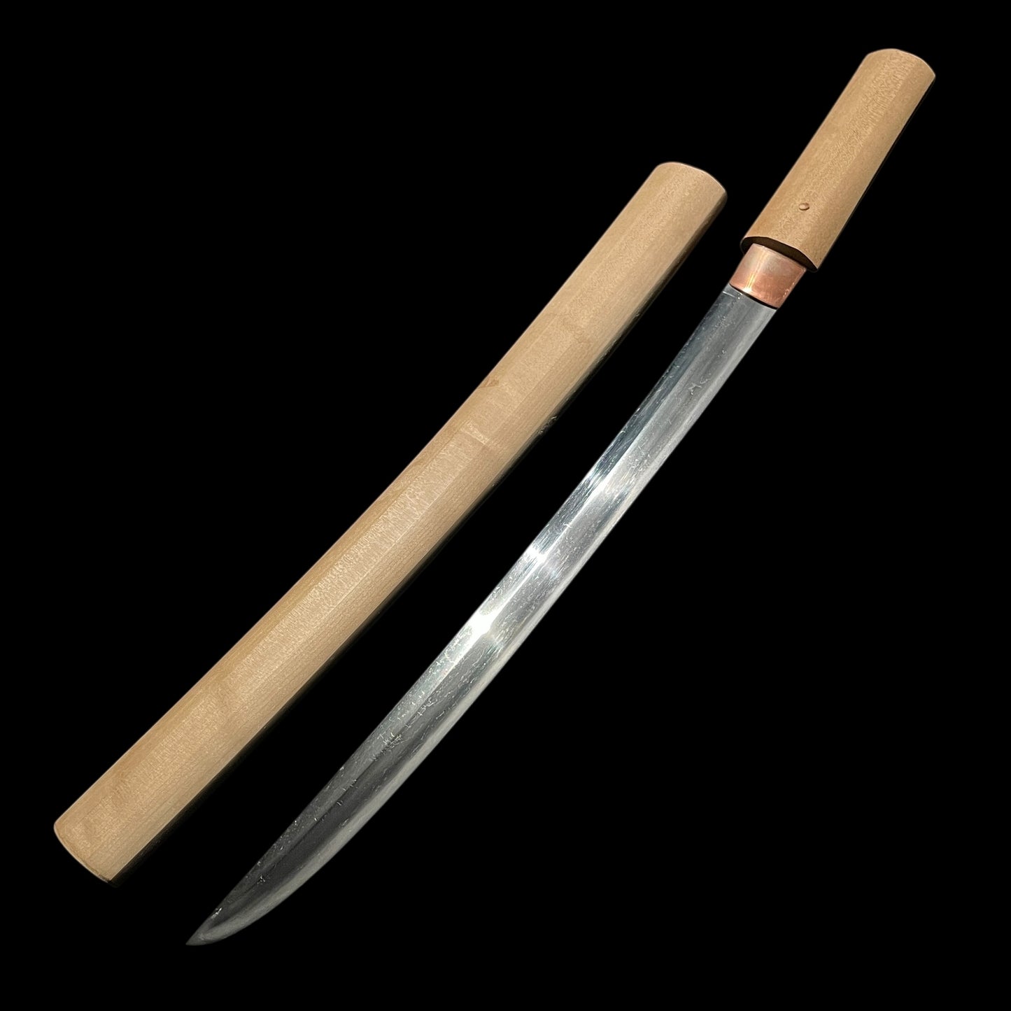 Shobuzukuri Wakizashi 菖蒲造脇差, Fuyuhiro 冬廣 signed, Muromachi period