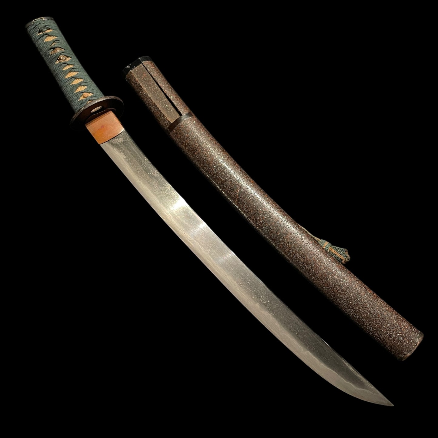 Hirazukuri Wakizashi 平造脇差, Wide blade, Edo period mumei