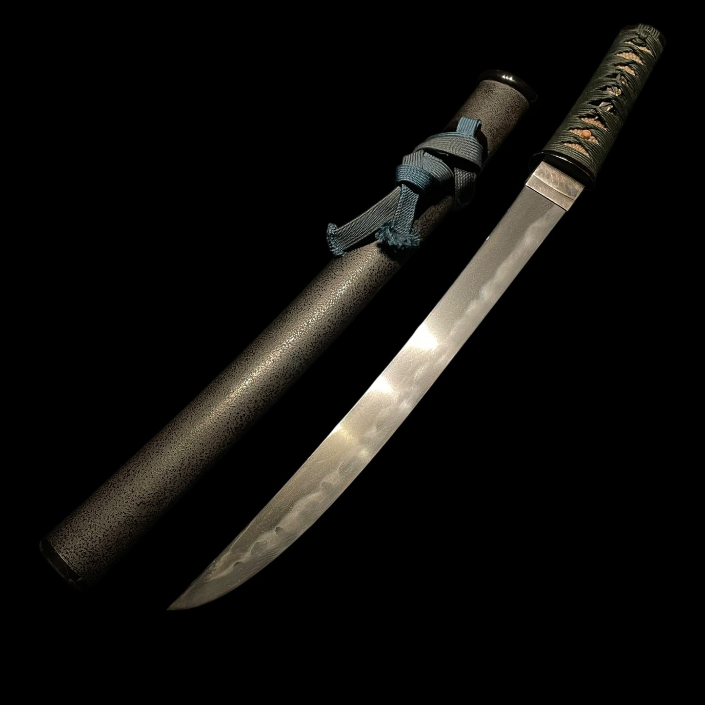 Aikuchi Koshirae 合口拵, Hirazukuri Sunnobi Tanto 寸延短刀, Edo period mumei