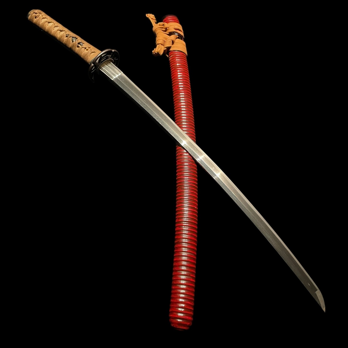 Red Wakizashi, Bishuosafune Norimitsu / February 1476 signed, Muromachi period