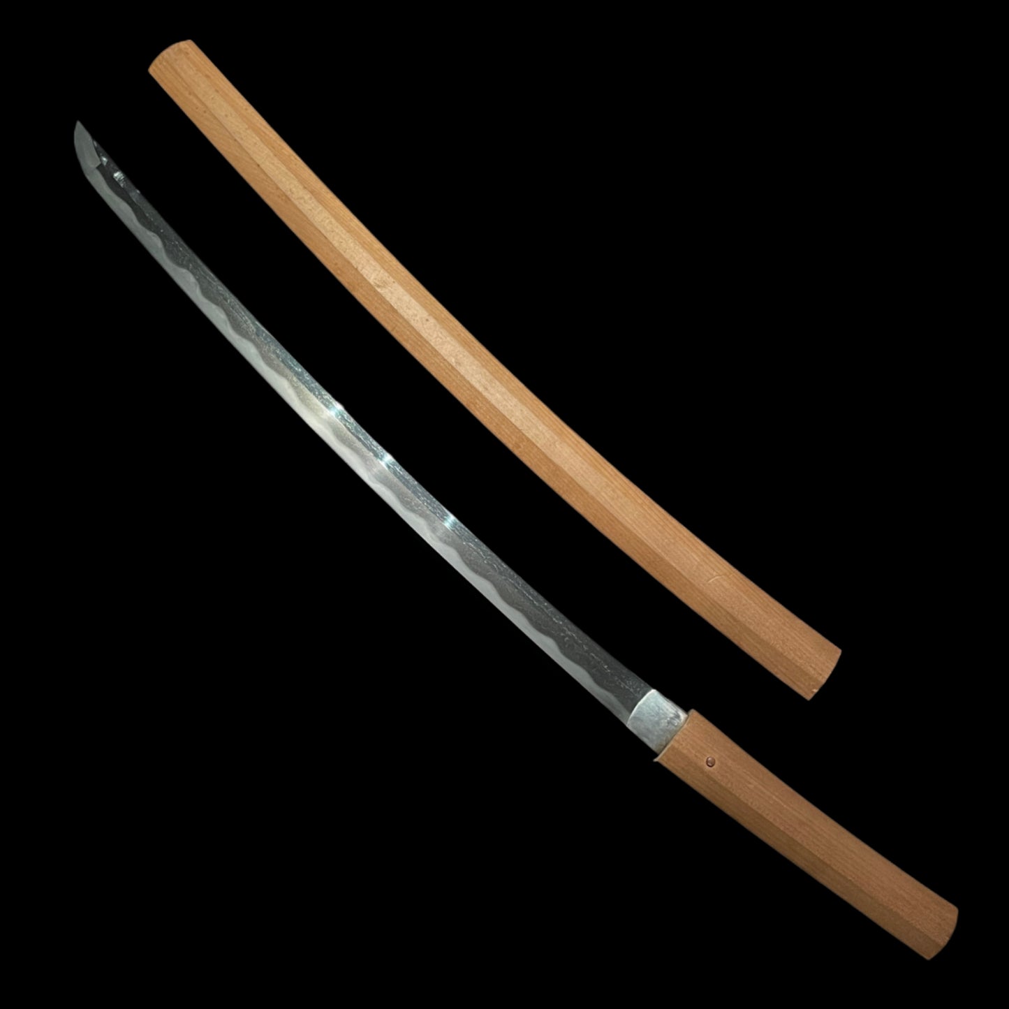 Long Wakizashi Minamoto Yoshikuni 源吉国 singed,  Edo period