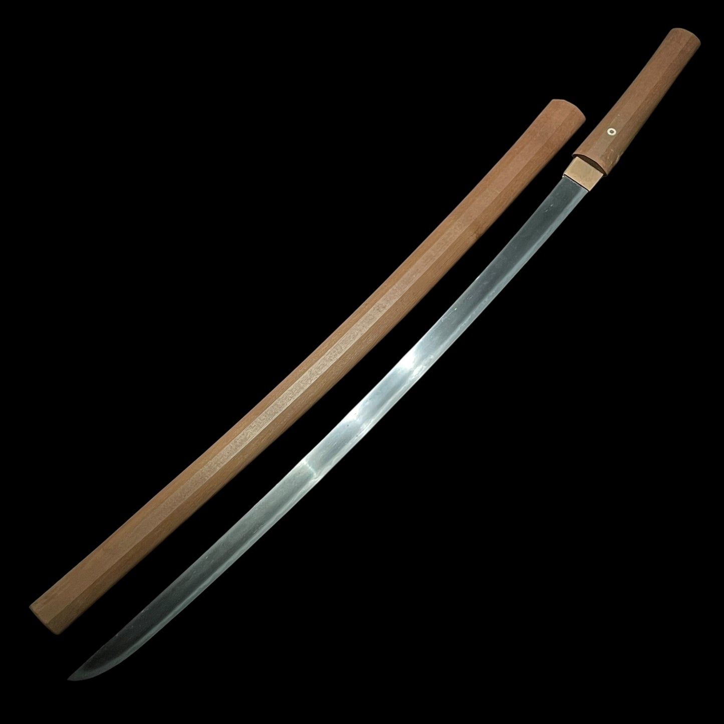 Rare Style Hirazukuri Long KATANA 平造打刀, 二尺三寸五分, Edo period mumei