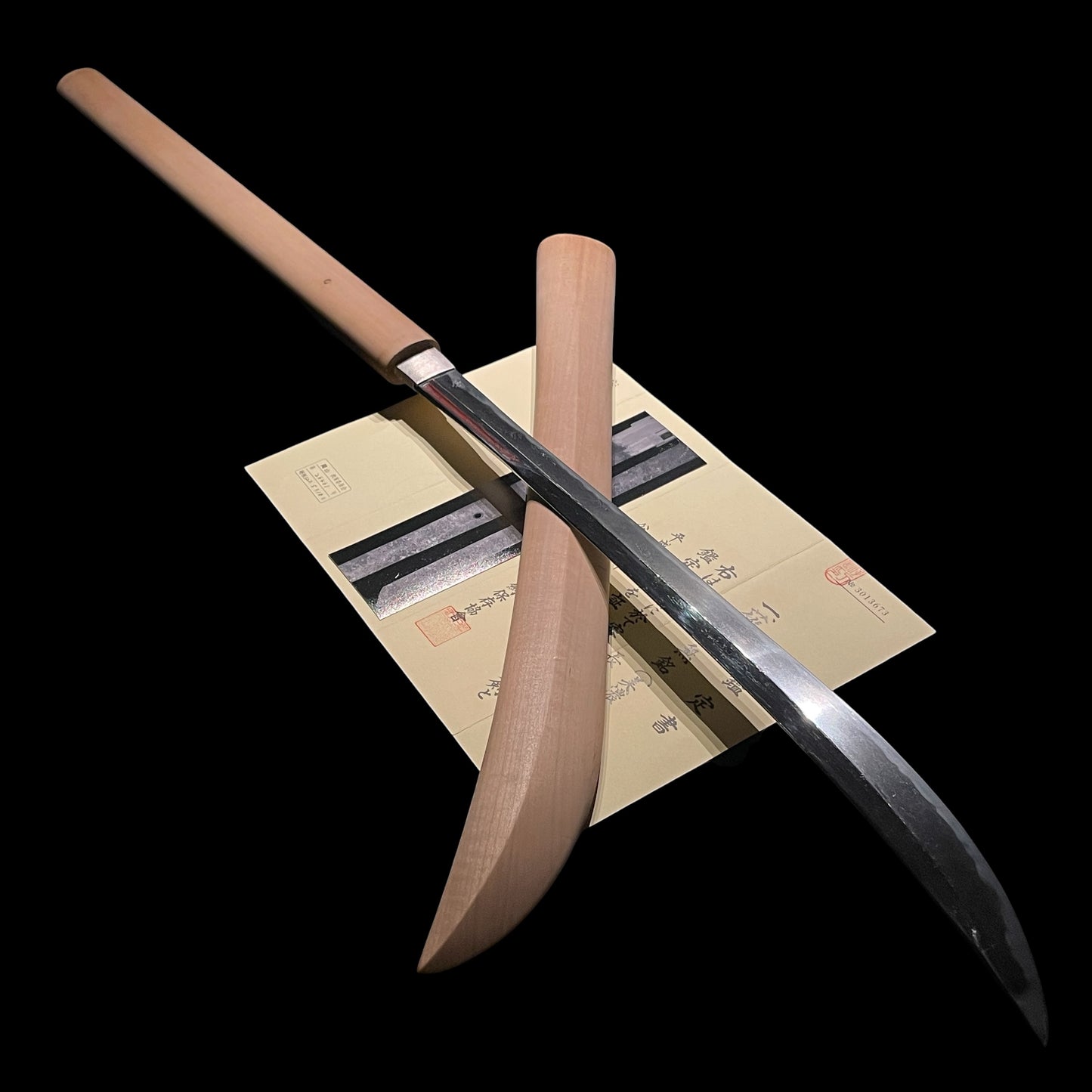 Mino Snjuin 美濃千手院 Long NAGINATA, NBTHK Certificate, KOTO Muromachi period