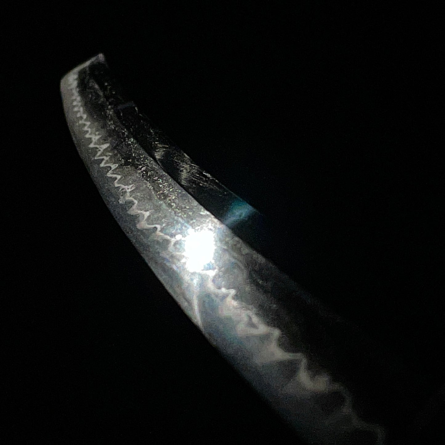 Sukemune 助宗 signed Long Wakizashi, Shakudo Pine needles Fuchikashira, Edo period