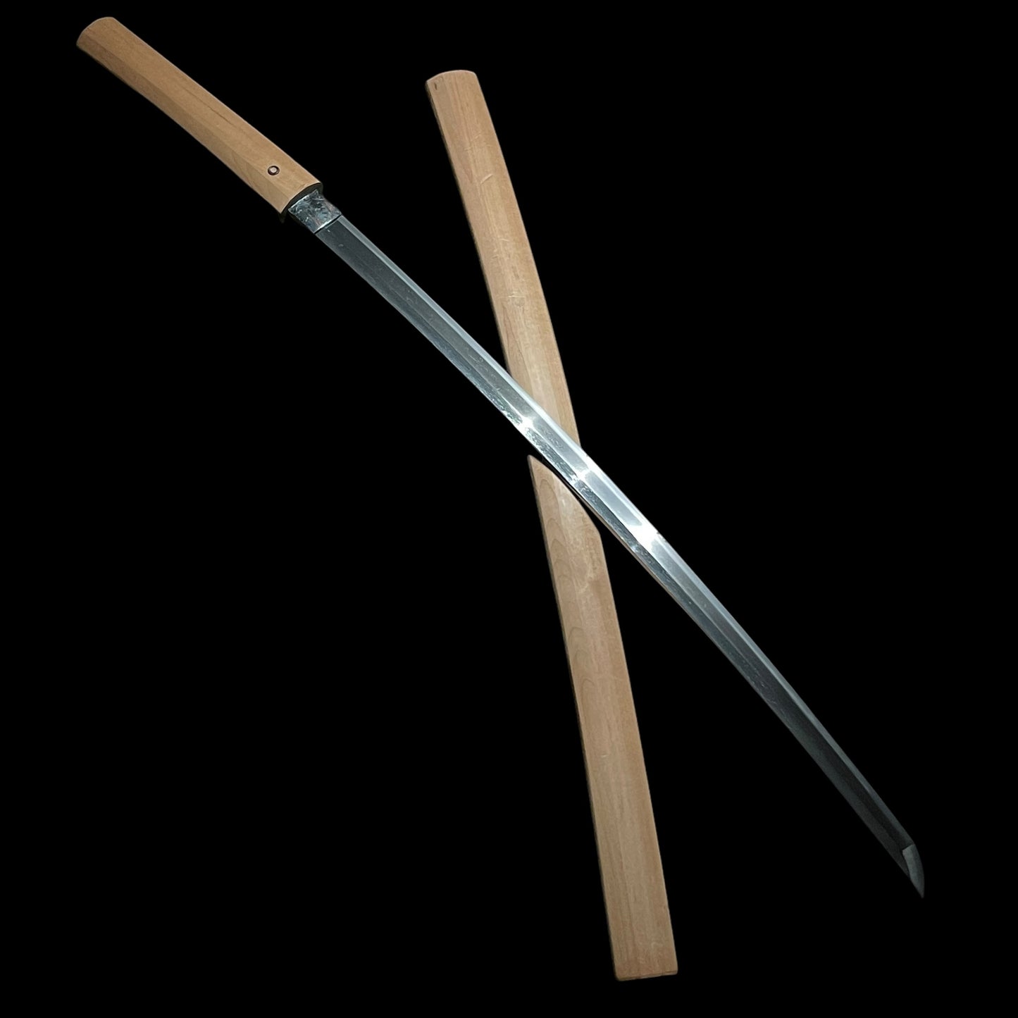 Suguha　直刃 KATANA in Shirasaya, Oosuriage-Mumei, Muromachi period