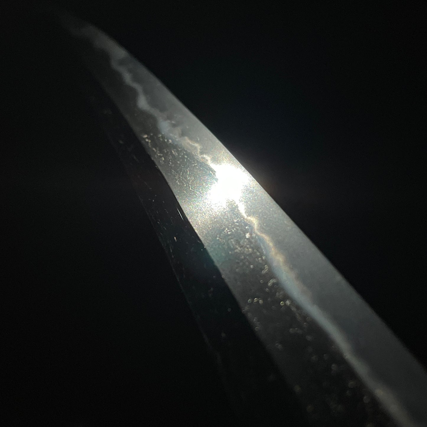 Midareba Polished Wakizashi, Edo period mumei