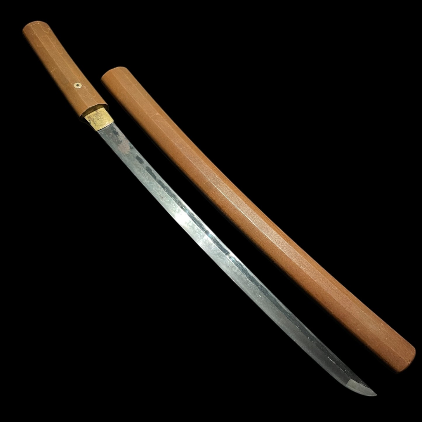 Hitatsura 皆焼 Wakizashi, Munechika 宗近 signed, Edo period