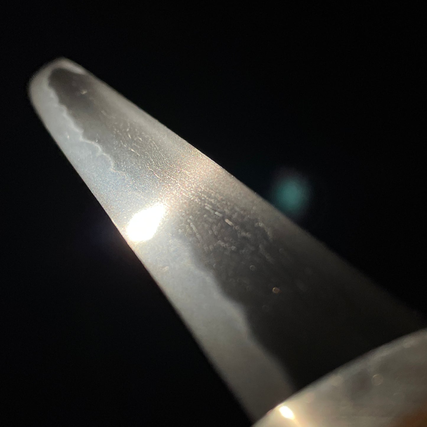 Polished TANTO in Shirasaya, Gunome-Hamon, Edo period mumei