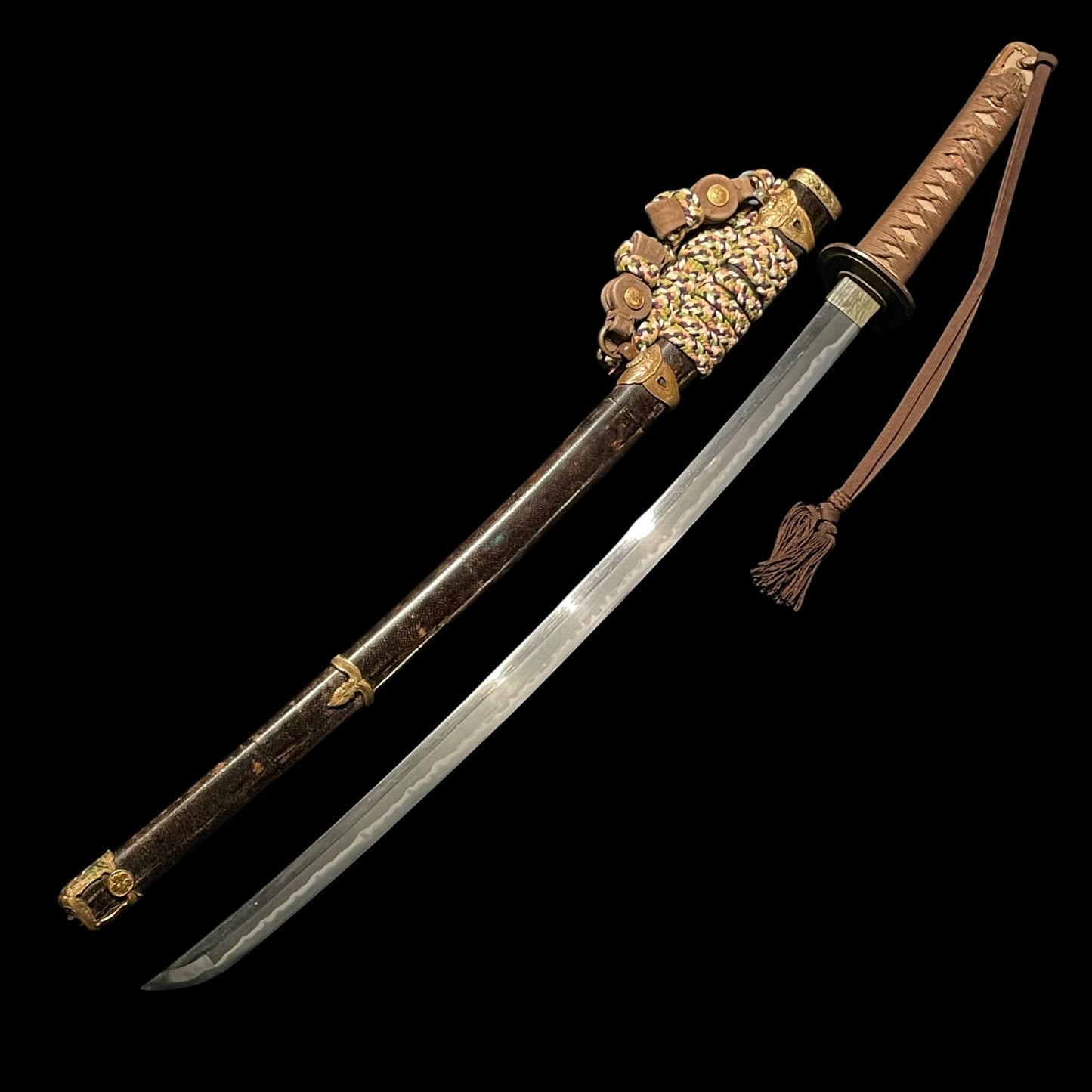 TACHI Style Navy Gunto 太刀型海軍刀 with Tassel, Serial number engraved