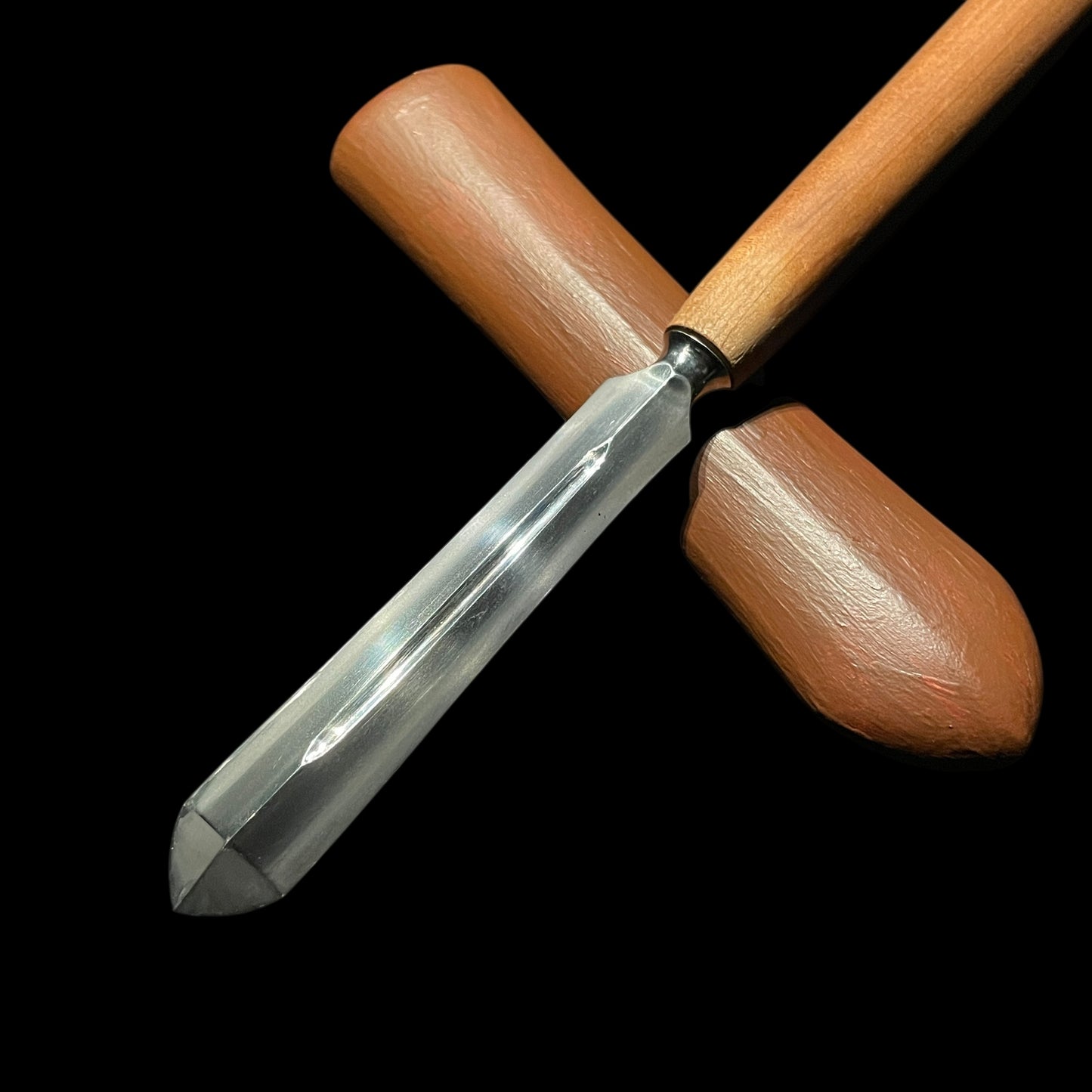 Ginnanho-Yari 銀杏穂槍, Tounshi Kanemitsu 騰雲子包光 signed, Late Edo period