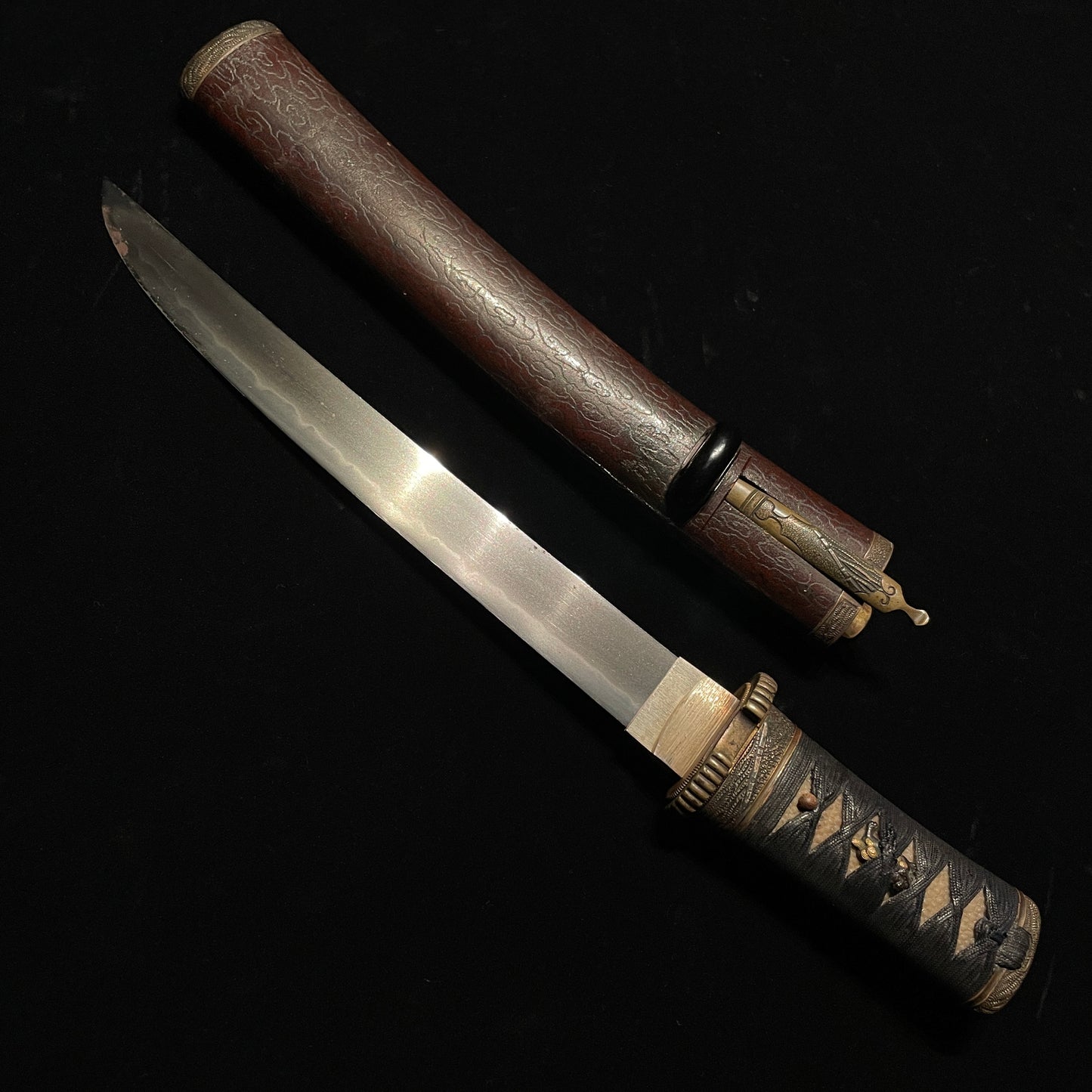 Matsushiro Koshirae TANTO, with Kozuka Kogai, Edo period mumei