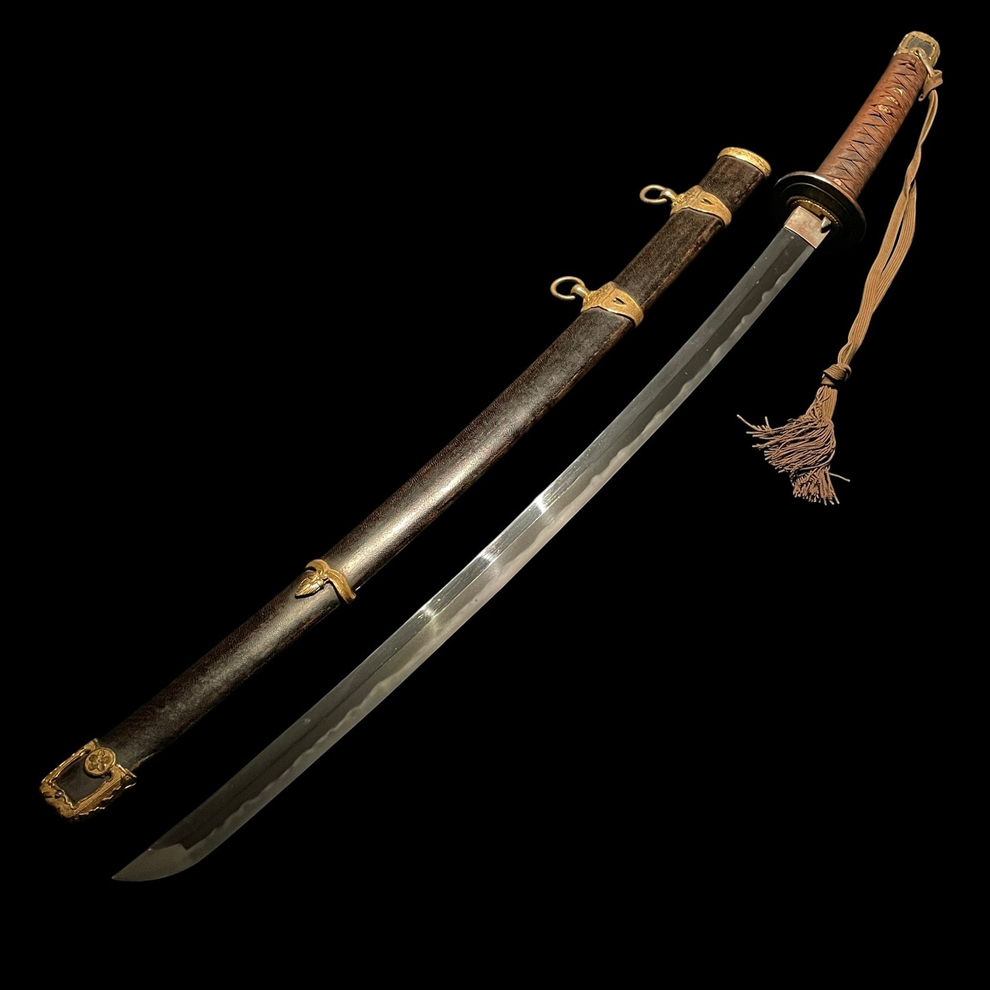 NAVY GUNTO with Tassel, Hattori Masahiro 服部正廣 signed, WW2 Japanese Officer Sword