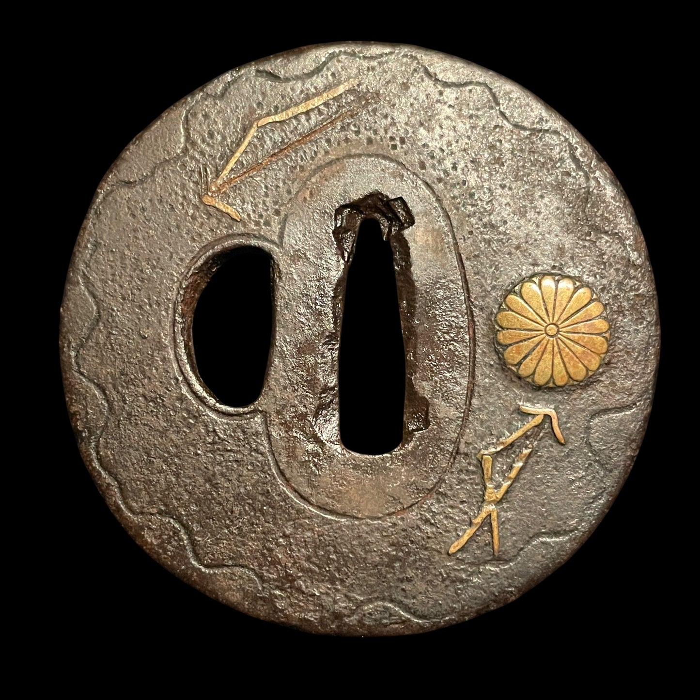 Harimanokami Teruhiro 播磨守輝廣 signed WAKIZASHI, Hamano shozui 濱野政随 Fuchi