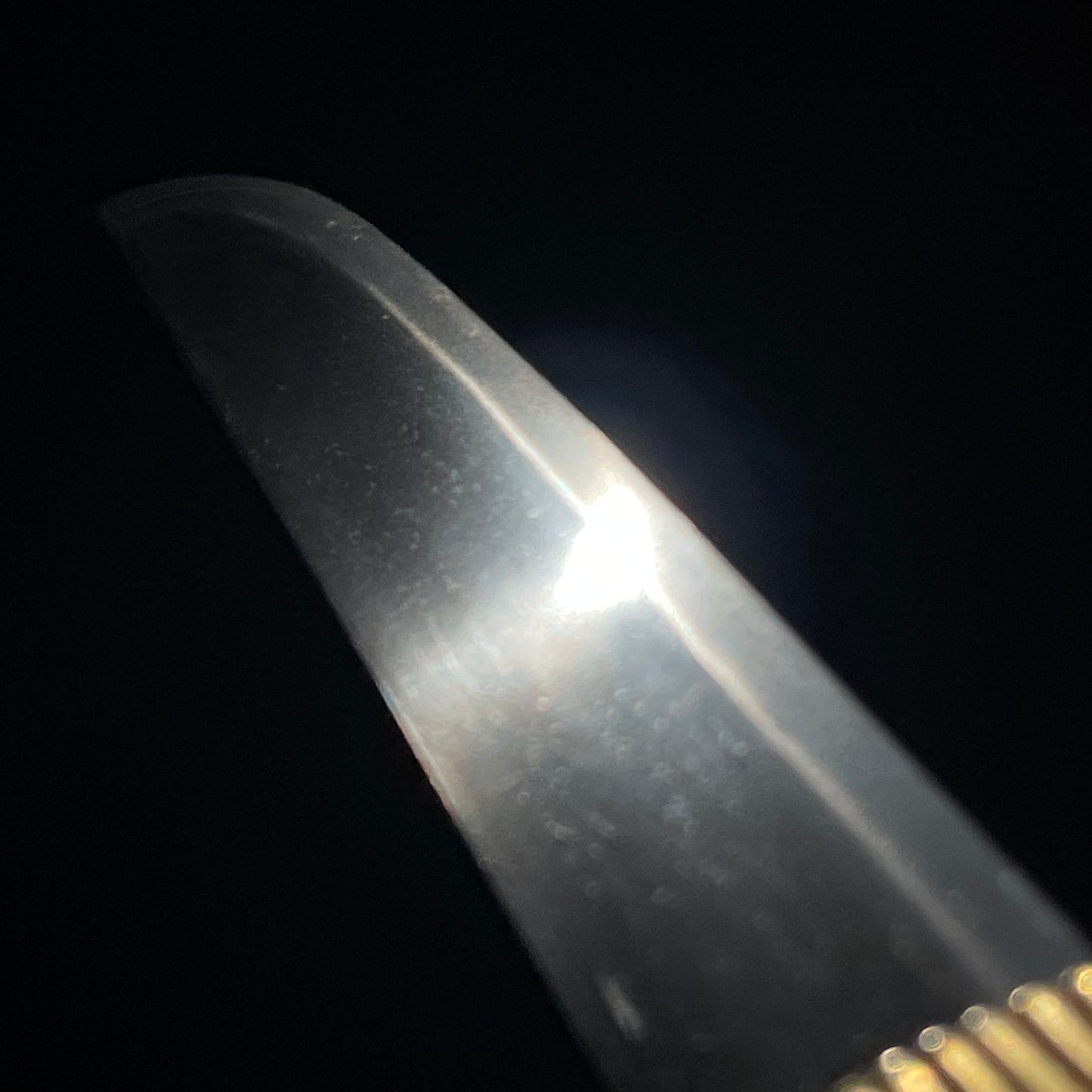 HORIMONO 彫物 Tanto, Fudo-Myoo 不動明王, with Kozuka Kogai, Edo period mumei