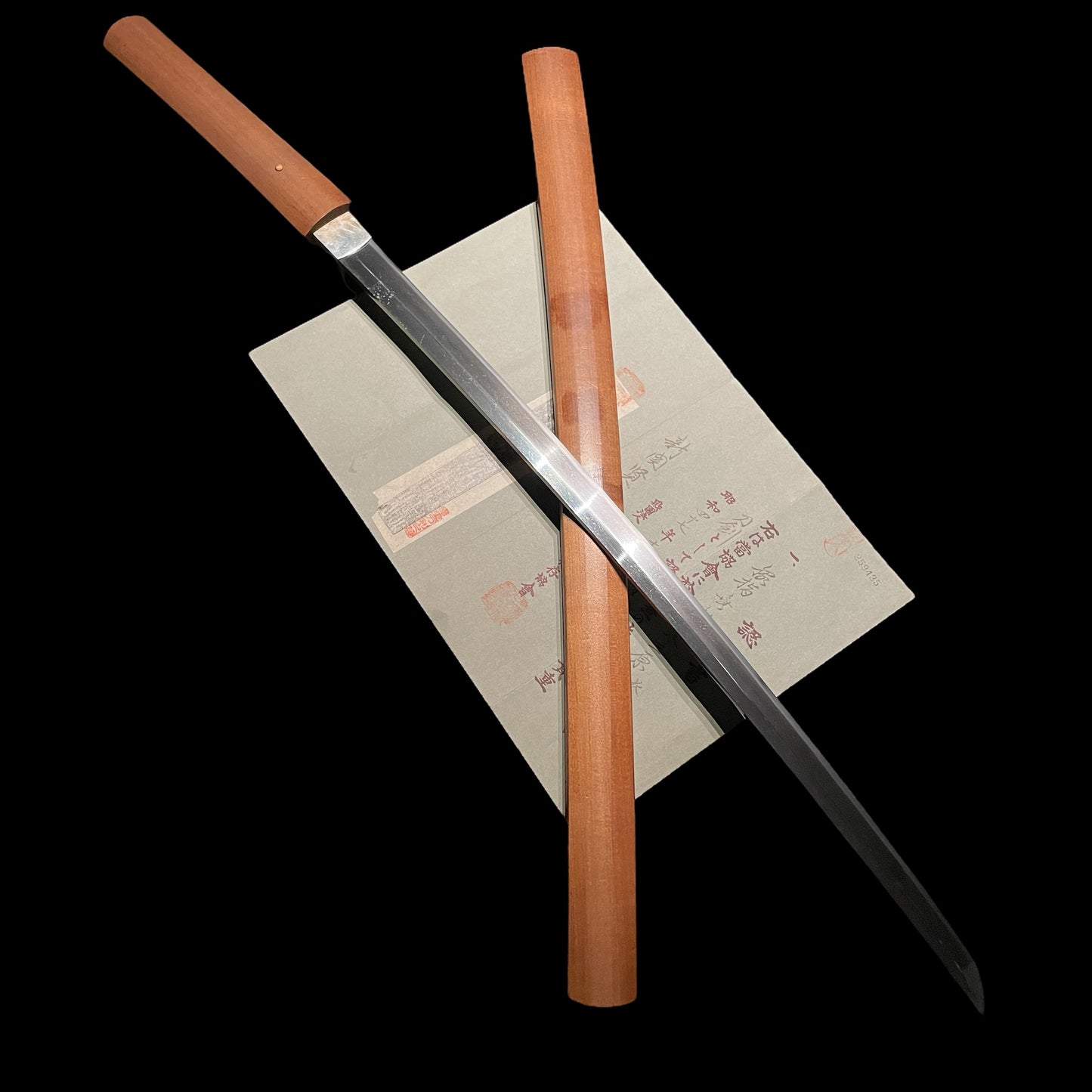 Sue-Mihara 末三原 Long WAKIZASHI, KOTO Muromchi period, NBTHK Certificate