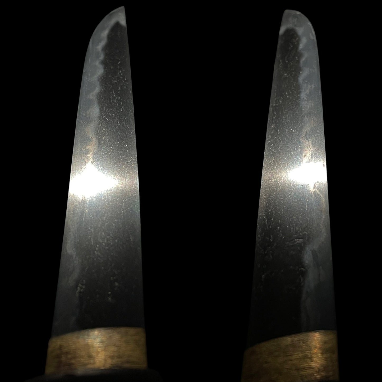 Unmon Aogaichirashi Saya 雲紋青貝散鞘 TANTO, Dragonfly Menuki, Late Edo period mumei