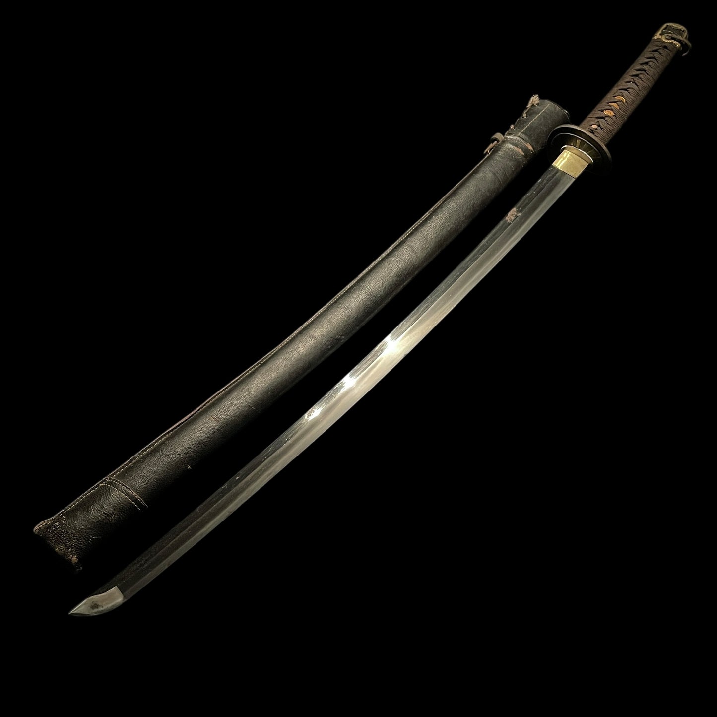 Navy GUNTO, Noguchi Mitsunaga 野口光長 signed, WW2 Original, Japanese Officer Sword