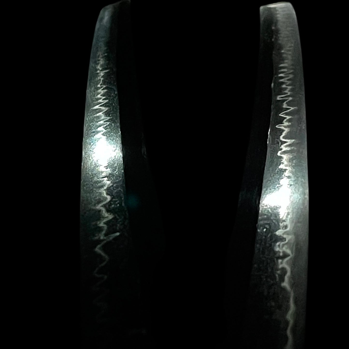 Amazing Hamon, Straight Ninja Style Wakizashi, Shinobigatana 忍刀, Edo period mumei