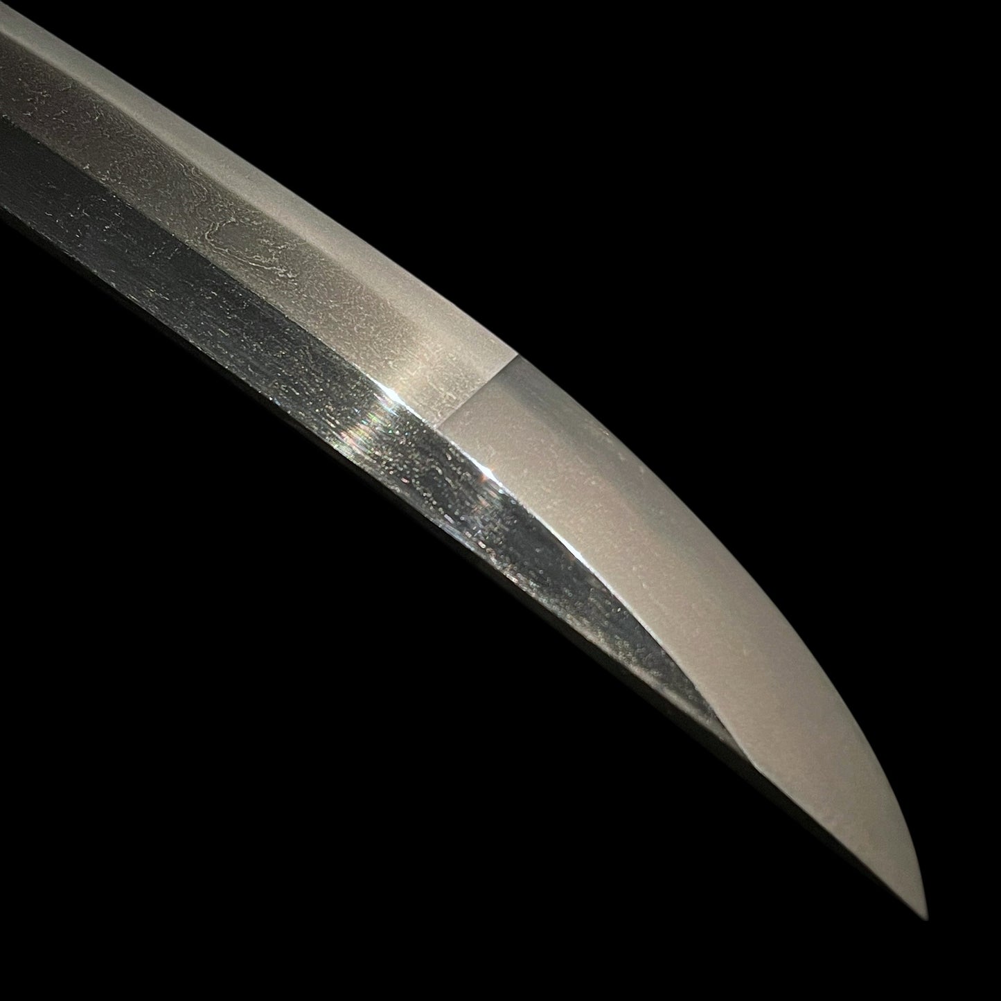 OOKISSAKI 大切先 Wakizashi, Kanenaga 兼長 signed, Wide Blade, Edo period