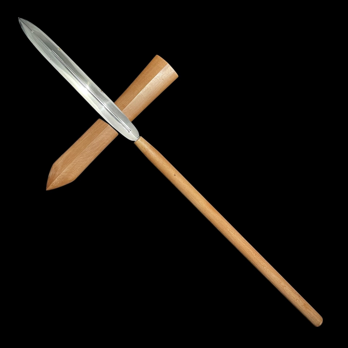 両鎬笹穂槍 Ryoshinogi Sasaho Yari, 二筋樋 Futasujihi, Edo period mumei