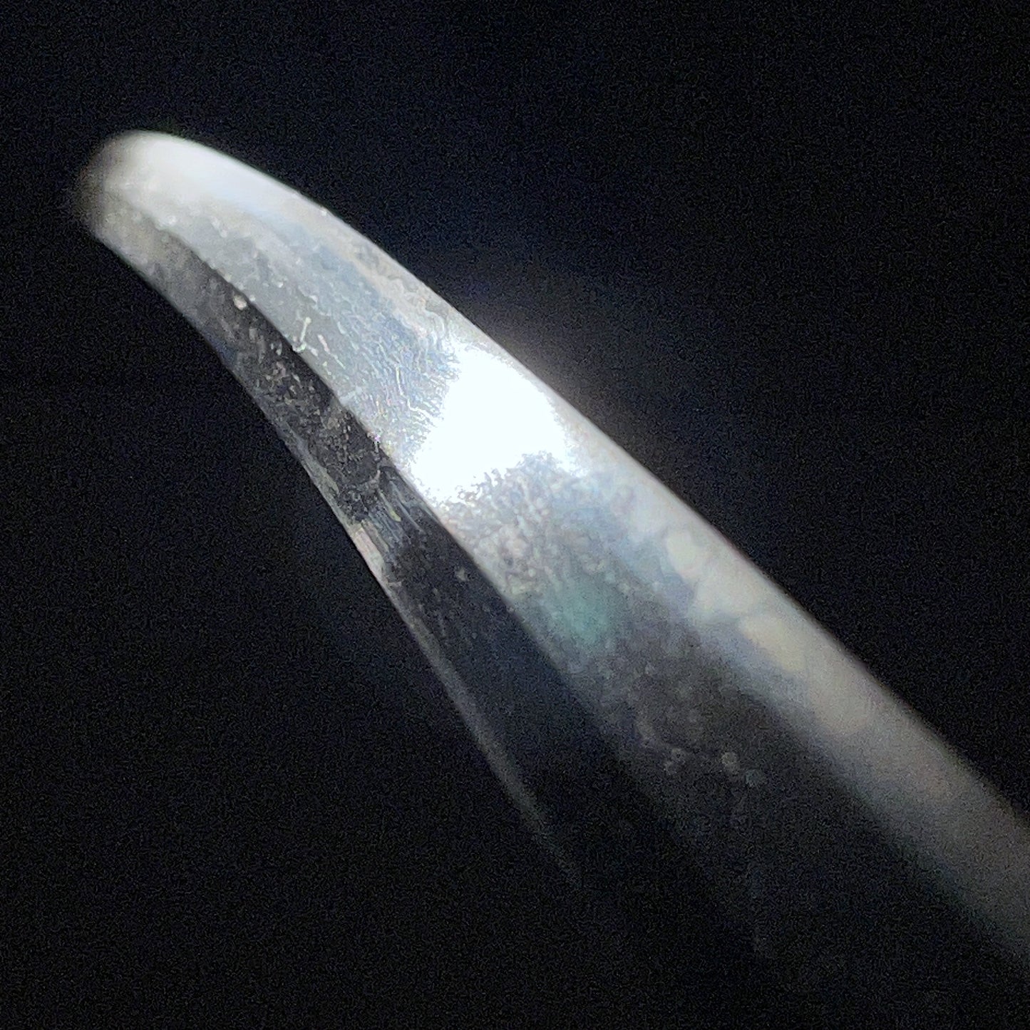 Masamehada 柾目肌 Long Wakizashi, Yamato School, Muromahi period mumei