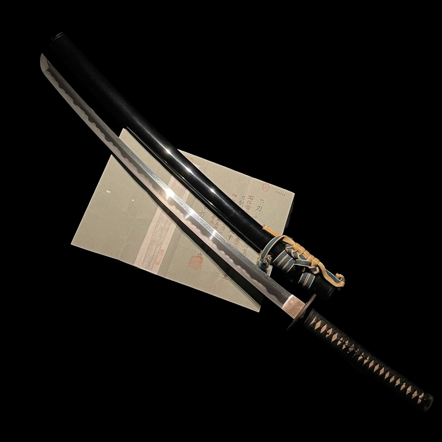 Bishu Nobutaka 尾州信高 Heavy KATANA, 正阿弥兼祐 Shoami Kanesuke signed Fuchi, Edo period
