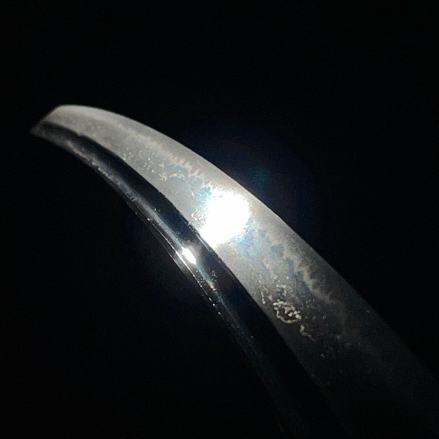 Takinobori 滝登り Tsuba KATANA, Bohi 棒樋, Muromachi period, Oosuriage mumei
