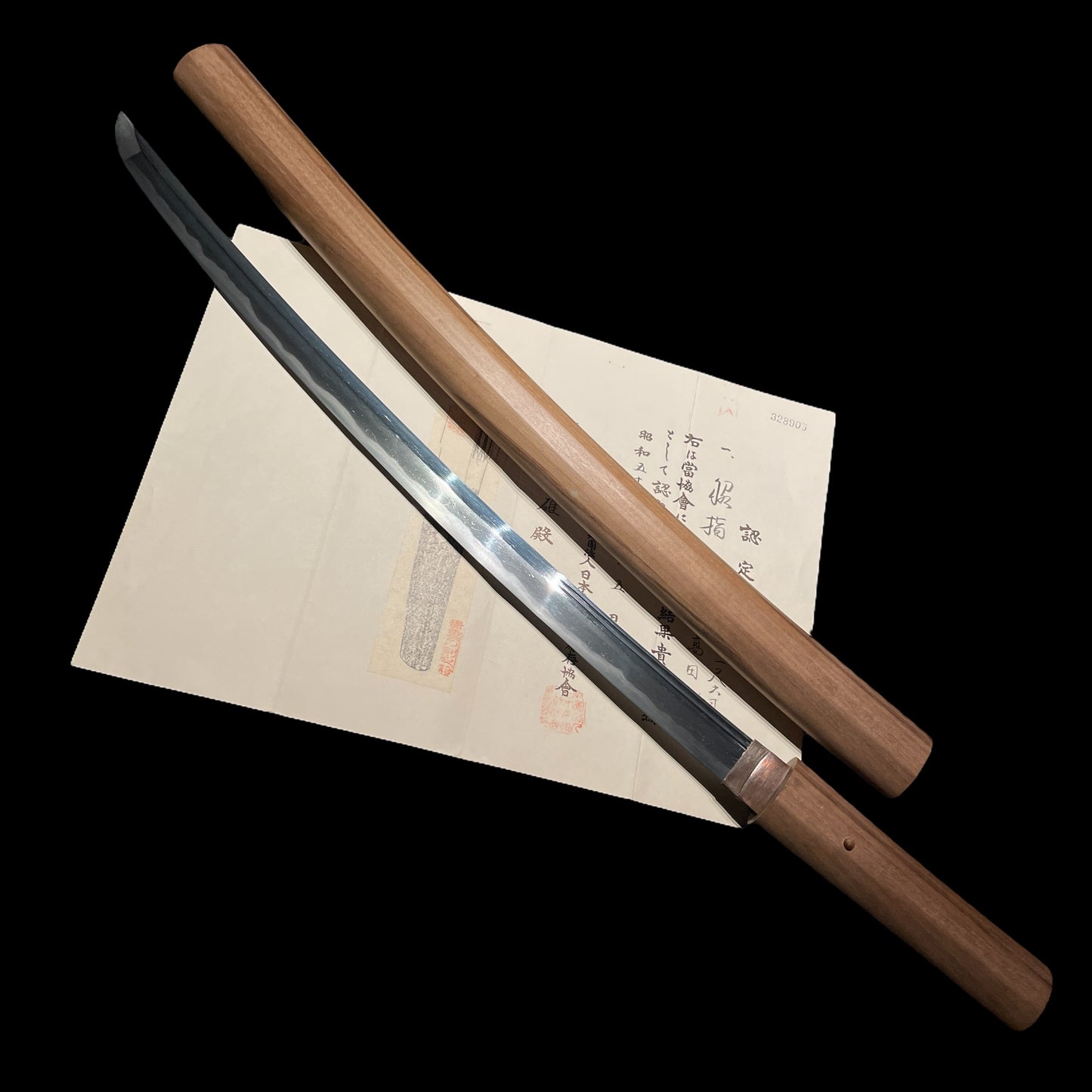 Takada 高田 BUNGOTO 豊後刀 Wakizashi, Koshibi 腰樋, Edo period, NBTHK Certificate