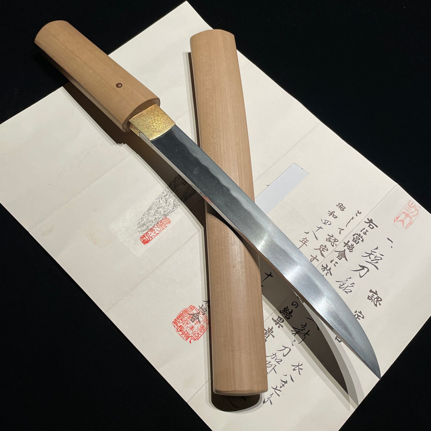 Kashu Kaneshige 加州兼重, Wide and Thick TANTO, Late Edo Bakumatsu Period