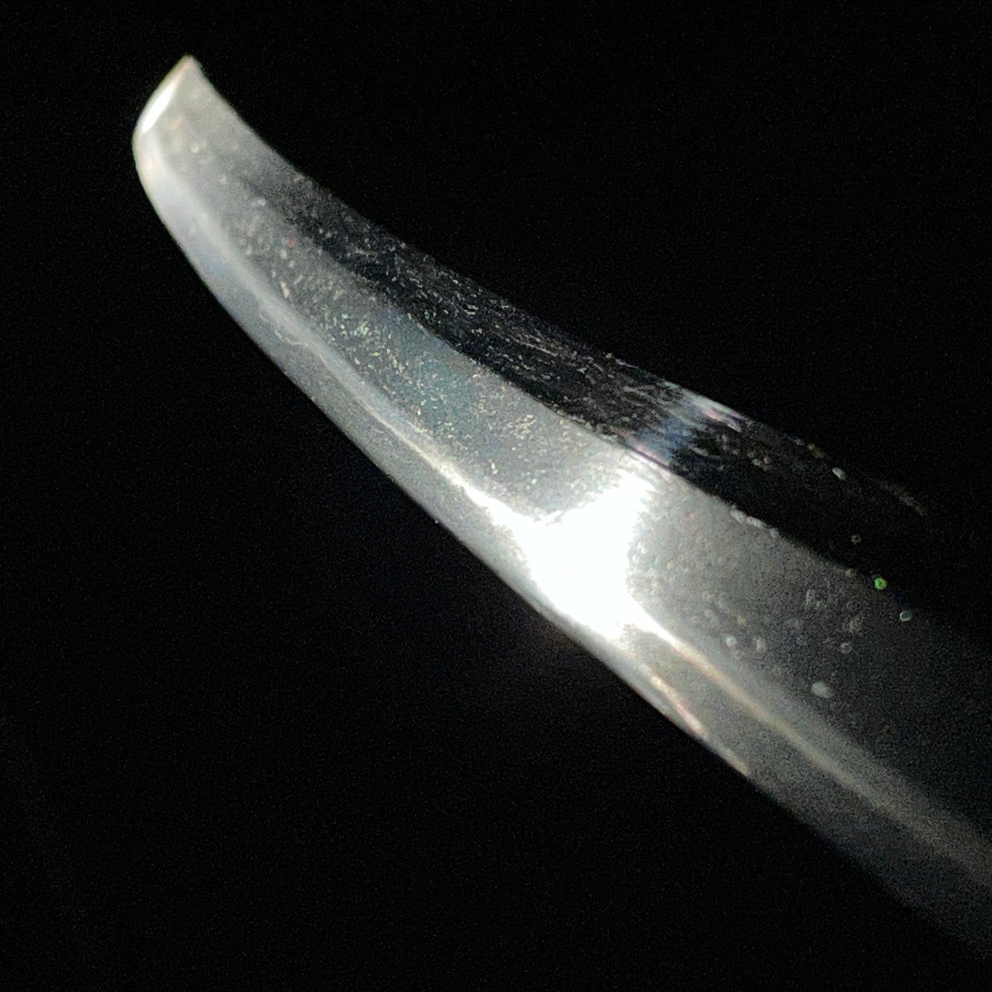 Long Wakizashi, Rare style Silver cover Habaki, Edo period mumei